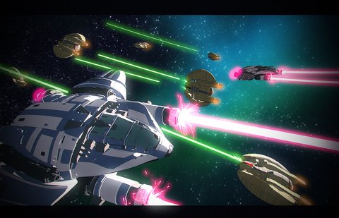 ALPHA MISSION // Anime Test